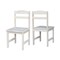 International Concepts Rectangle Set of 2 Juvenile Chairs, 13.75 in W, 15 in L, 27.5 in H, Wood, Unfinished CC-27P - alternate 1